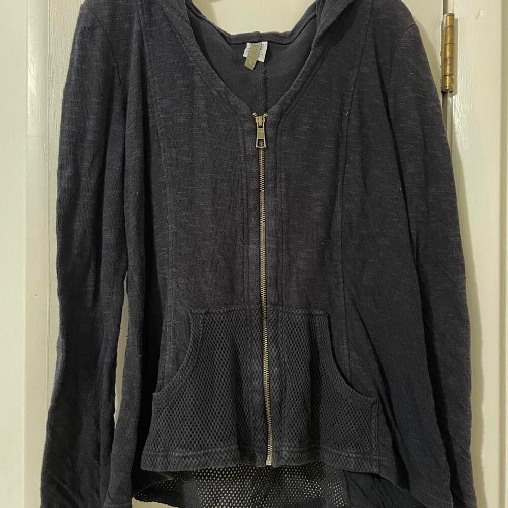 Xcvi Women's Navy and Blue Hoodie